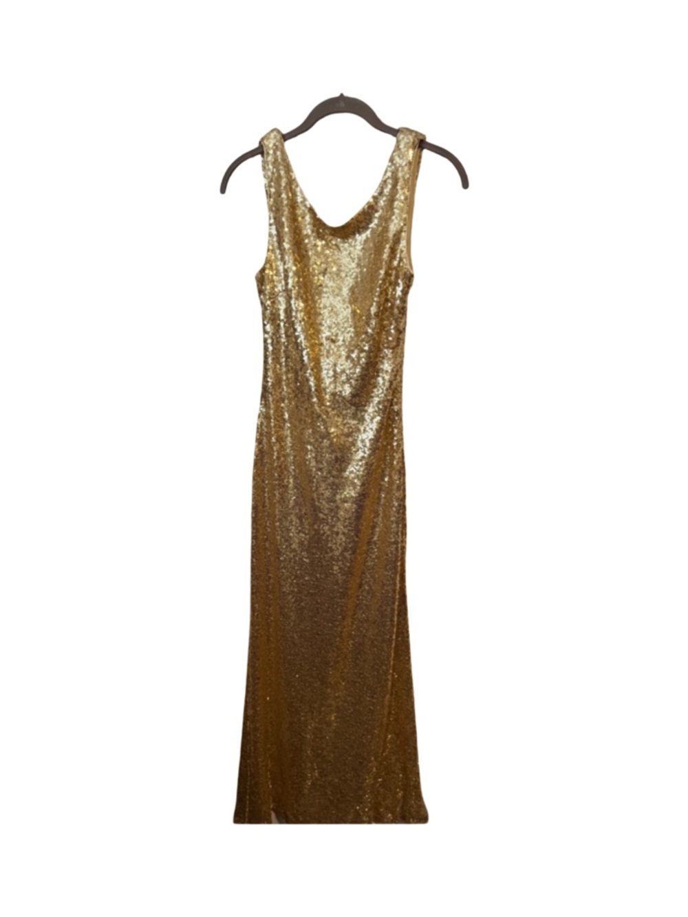 Ever Pretty Gold Sequin Maxi Dress
